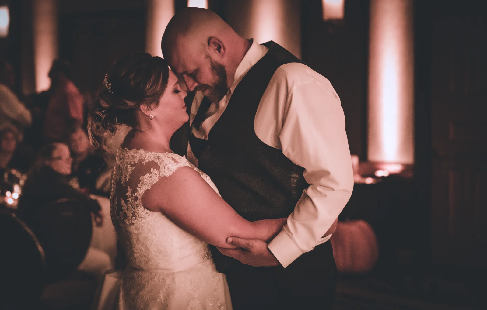 Bride and Groom Romantic First Dance